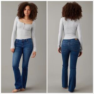 American Eagle AE Next Level Curvy Low-Rise Kick Bootcut Jeans